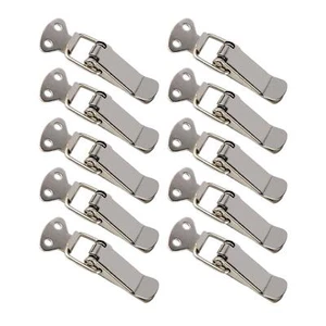 10 Pieces Spring Loaded Toggle Latch Clasp Buckle Latch for Box Cabinet Case S - Picture 1 of 7