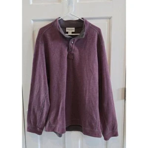 Neu mit Etikett Tommy Bahama Herren wendbares Fliprider Druckknopf Sweatshirt XL Sugar Plum - Bild 1 von 10