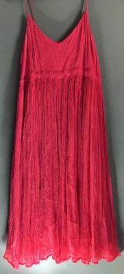 Vestido Anthropologie HD In Paris Marana Crepé Talla 12 ROJO!! Foto 1 de 4
