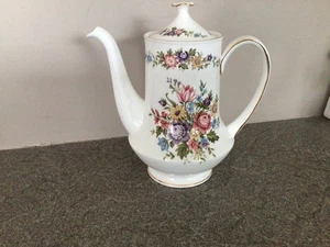Vintage Paragon Lavinia Coffee Tea Pot Fine Bone China Ceramic - Picture 1 of 7
