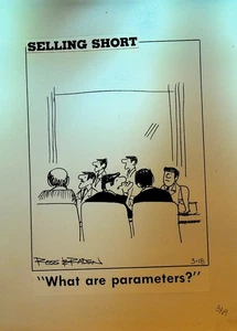 Selling Short Original Comic Strip Art 1980s What Are Parameters - Picture 1 of 1