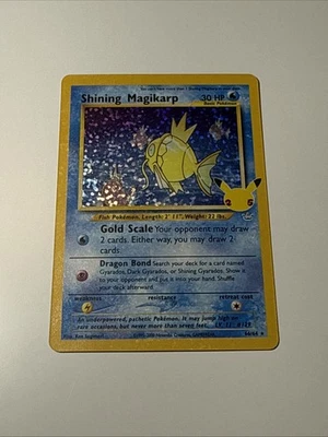 Shining Magikarp - 66/64Celebrations 25th Anniversary HoloRare Pokemon - NM - Image 1 of 2