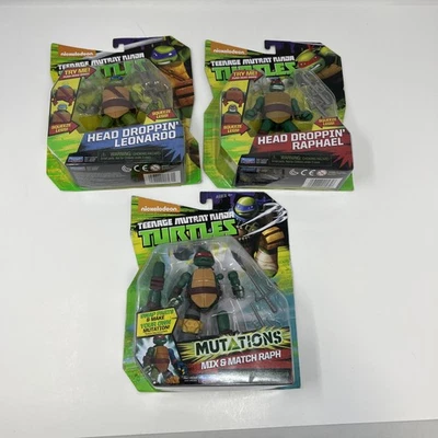 2014 Playmates TMNT Movie Figure Lot of 3 April O'Neil Splinter Raph in Disguise - Image 1 of 4