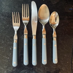 WF Washington Forge MARDI GRAS Williamsburg Blue STAINLESS FLATWARE - CHOICE - Picture 1 of 19