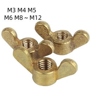 Kupfer Flügelmuttern Muttern Flügelmutter Messing Metrisch M3 M4 M5 M6 M8 ~ M12 - Bild 1 von 8