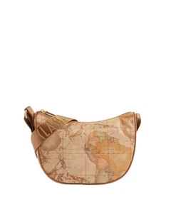 Alviero Martini Prima Classe - Borsa a tracolla mezzaluna piccola Geo Soft - Foto 1 di 8