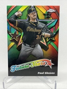 2025 Topps Chrome Paul Skenes Future Stars Pittsburgh Pirates #FS-2 - Foto 1 di 2