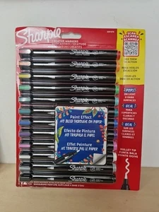 (TT) Sharpie Creative Markers Pack of 12, Bullet Tip, New, Slight Pack Damage - Picture 1 of 2