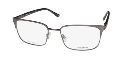 NEW LIZ CLAIBORNE CB251 EYEWEAR RIW SQUARE FULL-RIM MENS 55-18-150 METAL & Foto 1 de 4