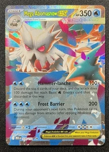 Mega Abomasnow ex 036/132 Mega Evolution Holo Double Rare Near Mint English Card - Picture 1 of 2