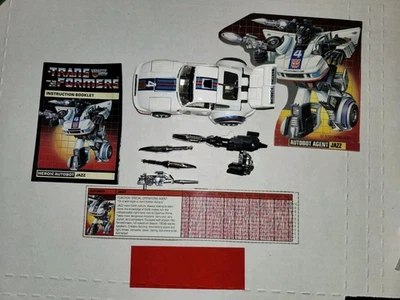 G1 1984 JAZZ 100% COMPLETE w/TECH SPEC VINTAGE G1 TRANSFORMERS Action Figure - Image 1 of 4