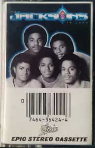 THE JACKSONS - Triump - Cassette Tape 1980 Epic Records FET 36424 - Imagen 1 de 4