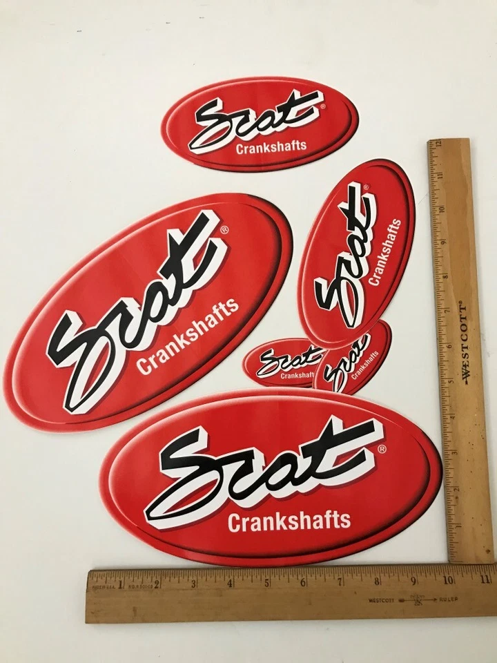 Lote de 6, calcomanías Scat Performace, pegatina con logotipo de bielas Scat, decoración de pegatinas,  Foto 1 de 1