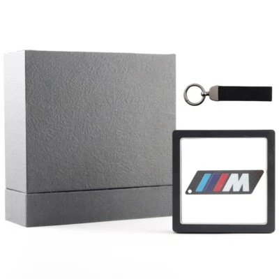 BMW M POWER100%Carbon Fiber Automobile motorcycle Keychain Keyring  gift - Image 1 of 4