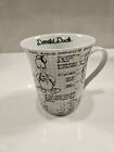 DISNEY SKETCH BOOK DONALD DUCK Cup Mug Collectible Ceramic Black White  HB8