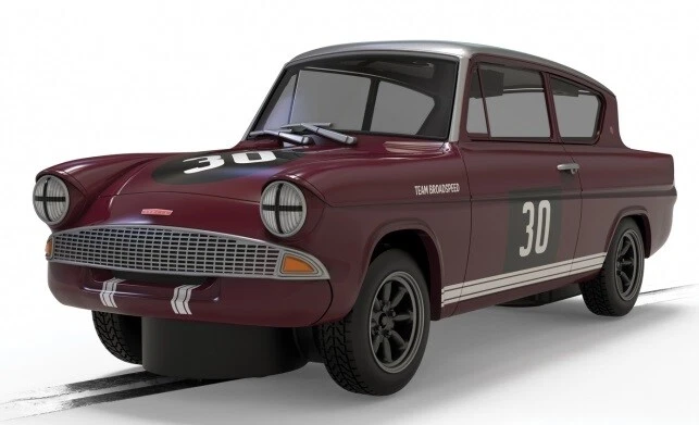 Scalextric 560004546 - 1:32 Ford Anglia 105E Broadspeed #30 HD - New - Image 1 of 1