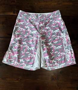 Redline Gear Swim Trunks Board Shorts Men’s 32 PINK/GRAY/WHITE Camo print - Picture 1 of 10