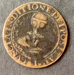 Pays-Bas Espagnols ( Méridionaux)  - Rare Jeton de 1591 Brabant - Picture 1 of 2