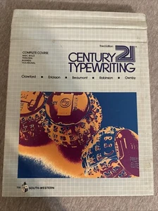 Century 21 Typewriting Textbook Complete Course 1982 3rd Edition Vintage - Picture 1 of 4
