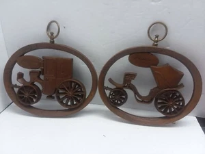 Burwood de colección produce 2 piezas colgantes de arte de pared automotriz  - Imagen 1 de 7