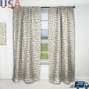 Romantic Abstract Sheer Curtain Panel Rod Pocket Machine Washable Indoor Decor - Picture 1 of 5