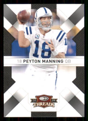 2009 Donruss Threads #43 Peyton Manning - Image 1 of 2