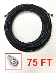 Belden 8241 75' Foot Male M-M BNC Shielded Cable - Picture 1 of 1