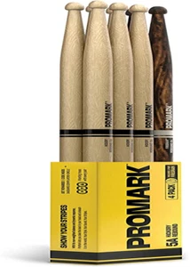 Drum Sticks - 5A Drumsticks - Rebound - Made from Hickory Wood - Drum Accessorie - Picture 1 of 6