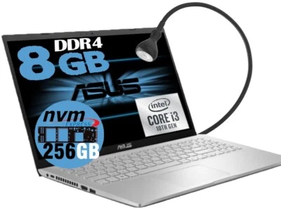 Notebook Asus Silver Portatile Display Full HD i3-1005G1 8Gb SSD 256GB Win 10  - Immagine 1 di 4