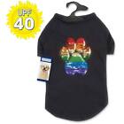 T-shirts à paillettes Puppy Pride arc-en-ciel empreinte égalité protection solaire UPF 