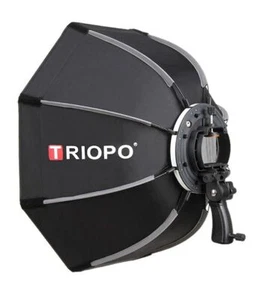 TRIOPO KX65 65cm Portable Octagon Softbox Reflector with Soft Cloth w/ S Bracket - Picture 1 of 10