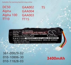 1PC New DC50 TT10 TT15 Dog Collar Battery 361-00029-02 010-10806-30 - Picture 1 of 5