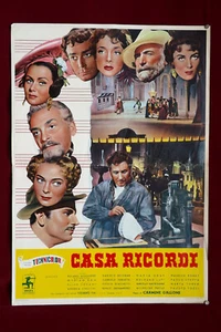 Casa Ricordi MANIFESTO FOTOBUSTA POSTER AFFICHE Gallone OPERA VERDI ROSSINI 1954 - Picture 1 of 1