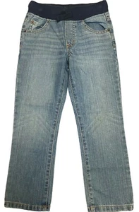 Gymboree Size 5 Girls Blue Jeans Elasticized Drawstring Waist - Picture 1 of 4