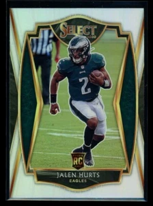 JALEN HURTS 2020 Panini Select RC Premier Level Silver Prizm #150 - Picture 1 of 2