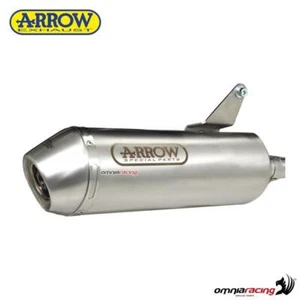 Arrow Reflex steel exhaust slipon approved for Aprilia Scarabeo 200 2009>2011 - Picture 1 of 1