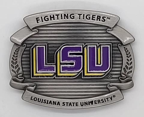 Large LSU Tigers Belt Buckle Cover