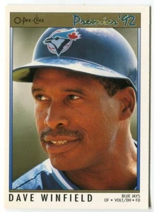 1992 O-Pee-Chee Premier OPC #150 Dave Winfield Toronto Blue Jays - Picture 1 of 2