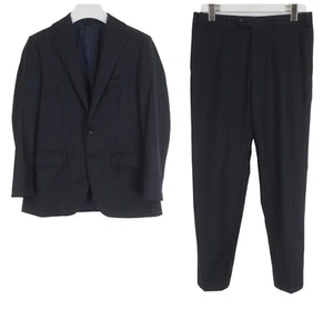 SUITSUPPLY Lazio Anzug Herren UK 36S / UK 34S Wolle Maßanfertigung Navy 2-teilig - Bild 1 von 18