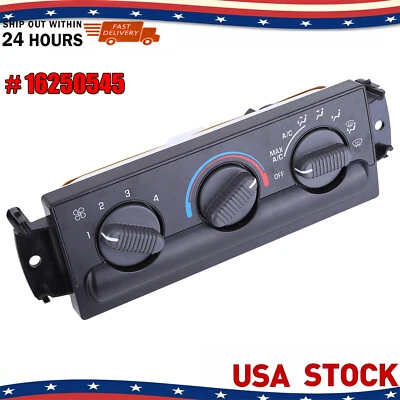 Unidad de control climático calefacción aire acondicionado para Chevy S-10 GMC Sonoma 16250545 1998-2005 Foto 1 de 4