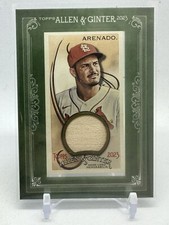2023 Topps Allen & Ginter Nolan Arenado Framed Mini Relic Cardinals #MFR-NA