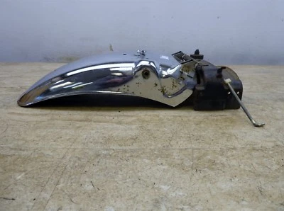 1977 Yamaha XS750 Triple Y719. chrome rear fender #1 with bracket - Image 1 of 4