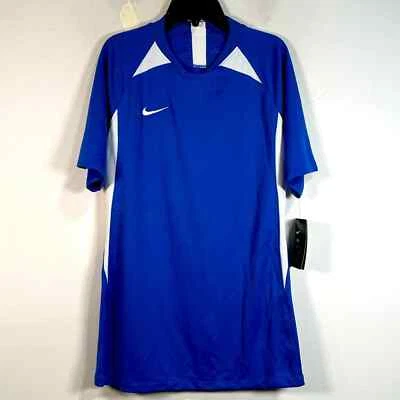 Camiseta Nike de fútbol/fútbol manga corta calce seco, para hombre talla S - azul oscuro/blanco Foto 1 de 4