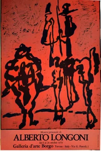 Longoni Alberto. POSTER. Mostra per la Galleria d'arte Borgo Treviso. Cm.62x42,5 - Picture 1 of 1