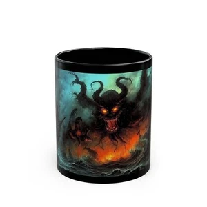 Dark Fantasy Mug, Gothic Drinkware, Mythical Creature Cup, Perfect for [...] - Picture 1 of 18