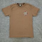 T-shirt Santa Cruz skateboards hommes petit marron roses logo tee graphique manches courtes