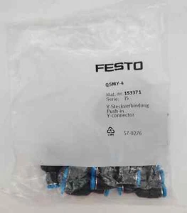 FESTO 153371 QSMY-4 PUSH-IN Y-CONNECTOR 1.7MM NOMINAL WIDTH QSMY4 (PACK OF 10) - Picture 1 of 2