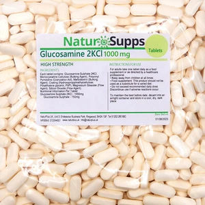 Glucosamine Sulphate 1000mg 2KCl 360 Tablets High Strength by NaturSupps