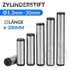 Zylinderstifte gehärtet 1,5mm bis 30mm DIN 6325 blank Zylinderstift, Paßstifte - Picture 1 of 10