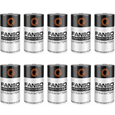 10x ER26500H 3.6V 9000mAh High-capacity  Replacement Battery - Image 1 of 4